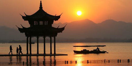 Sommer in Hangzhou am West See