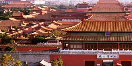 City Roofs of the Forbidden City in Beijing