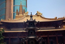 Innenhof des Jing An Temple