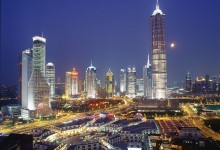 Shanghai by night, China